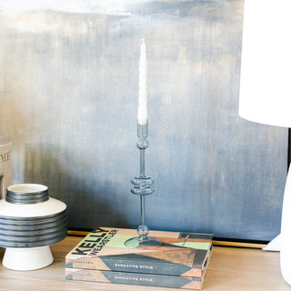 Denim Blue Colored Candlesticks