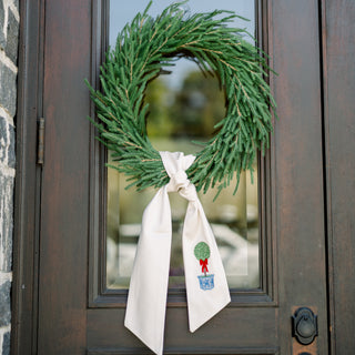 Christmas Ball in Pot Sash