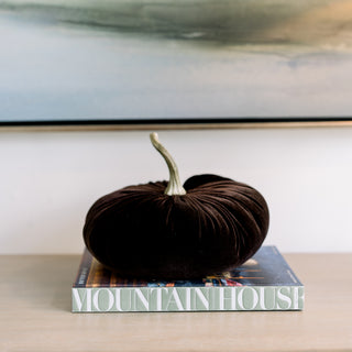 Velvet Pumpkins 7.25"