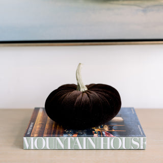 Velvet Pumpkins 6.25"