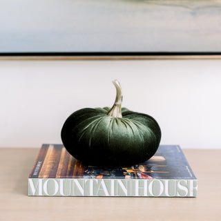 Velvet Pumpkins 6.25"