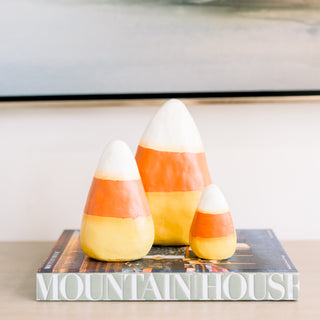 Candy Corn Figurines - Set of 3
