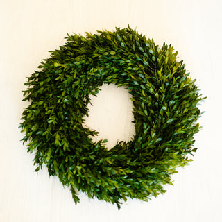 18" Round Boxwood Wreath
