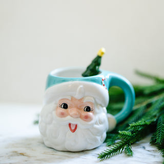 Santa Mug W/ Spoon