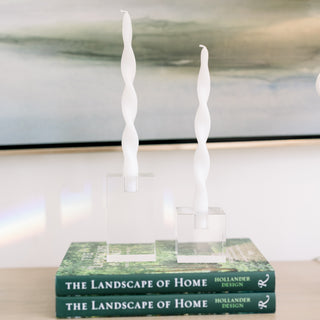 Square Glass Candle Holder