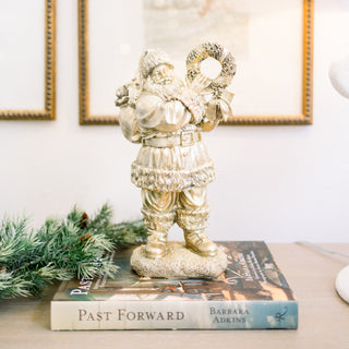 Antique Gold Santa