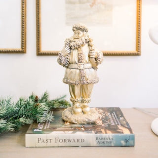 Antique Gold Santa