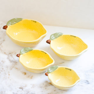 Lemon Measuring Cups