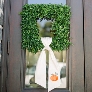 Pumpkin Wreath Sash