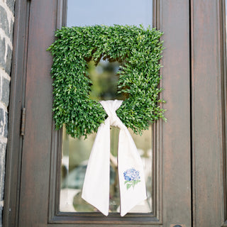 Hydrangea Wreath Sash