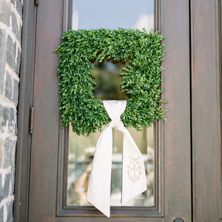 Cross Wreath Sash