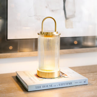 Brass Tawa Rechargeable Accent Lamp