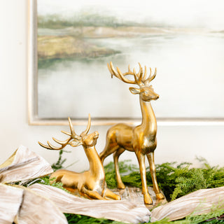 Gold Standing Deer