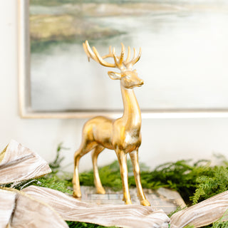 Gold Standing Deer