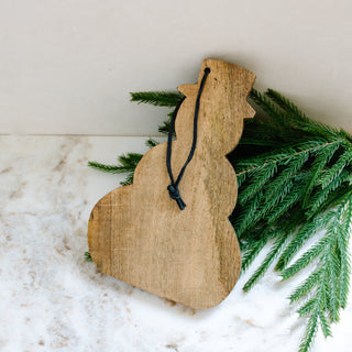 Snowman Cutting Board