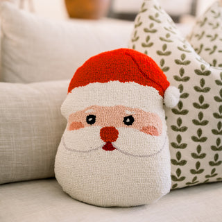 Santa Face Pillow