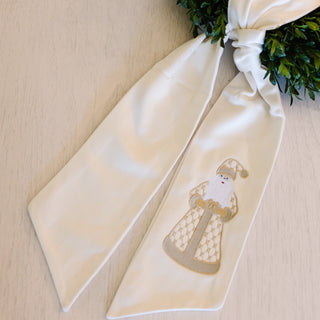 Santa Wreath Sash