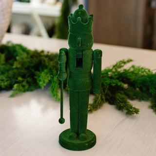 Green Velvet Nutcracker
