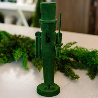Green Velvet Nutcracker