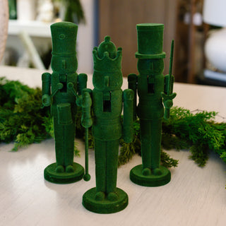 Green Velvet Nutcracker