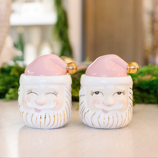 Papa Noel Candy Jar, Pink